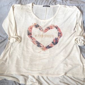 Wild and Beautiful long sleeve tee